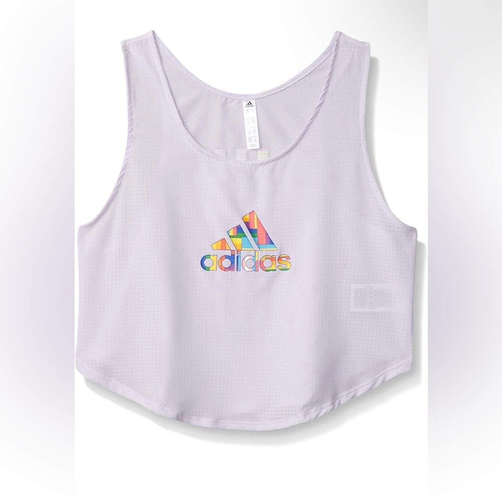Adidas PRIDE Tech Crop Shirt - Size Small